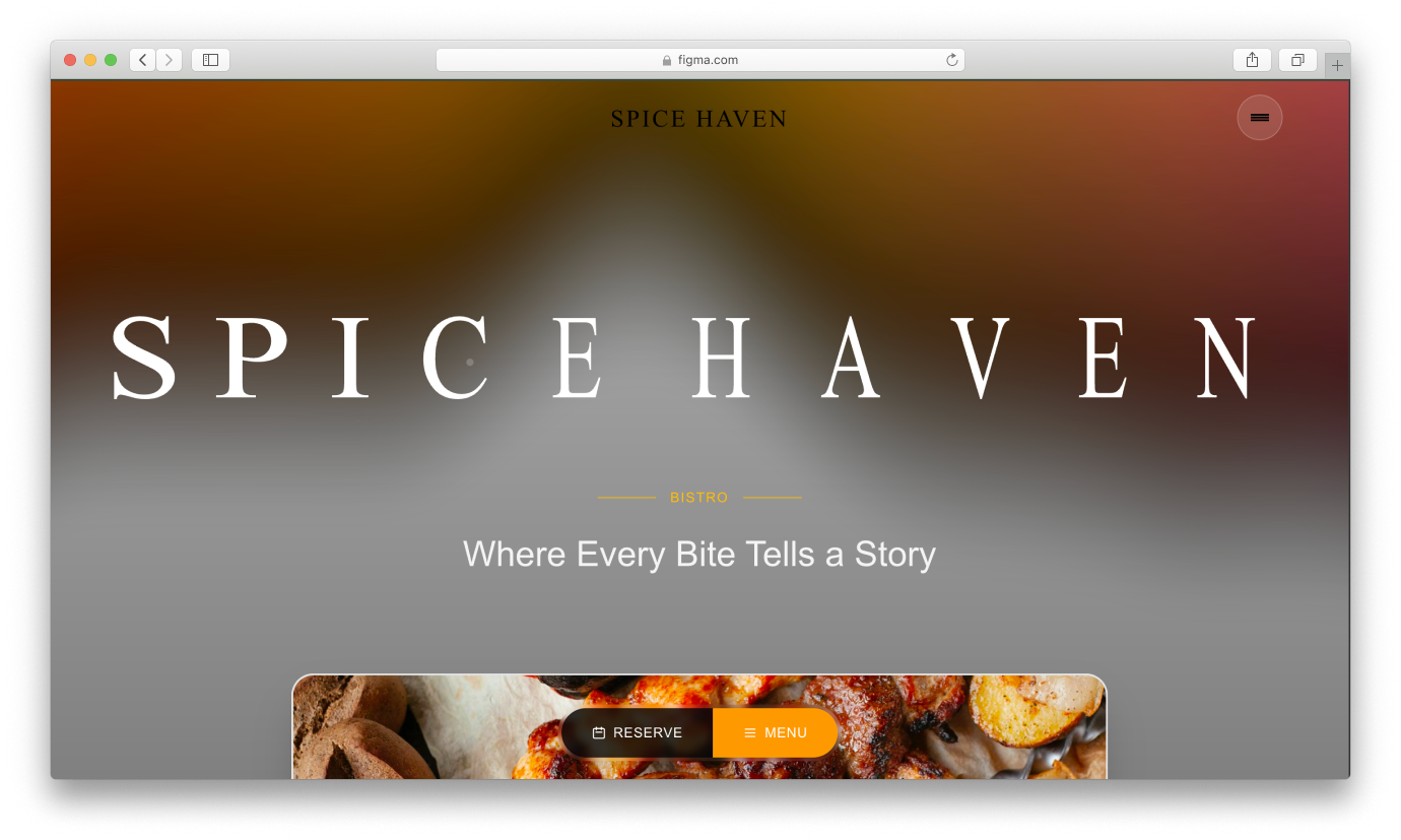 Spice Haven Bistro Mockup